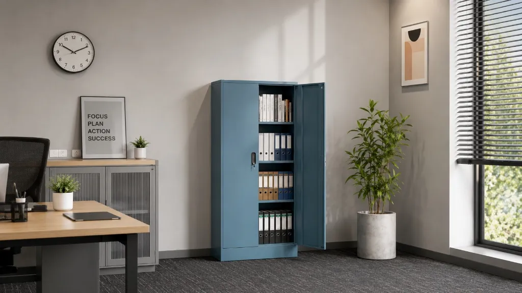 Aditya Almirah – Premium Office Storage Cabinet with Lockable Steel Shelves